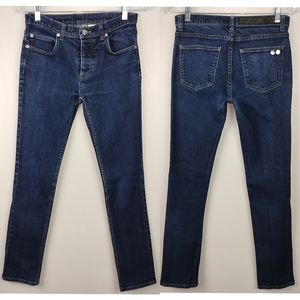 Marc Jacobs Dark Wash High Rise Button Fly Skinny Jeans Sz. 28